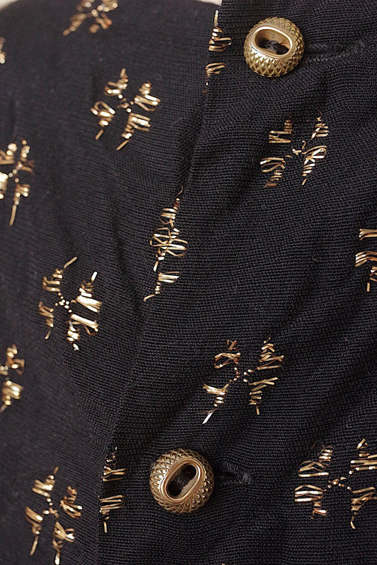 ヴィンテージtops vêtement vintage 黒トップ .FR a l'epoque