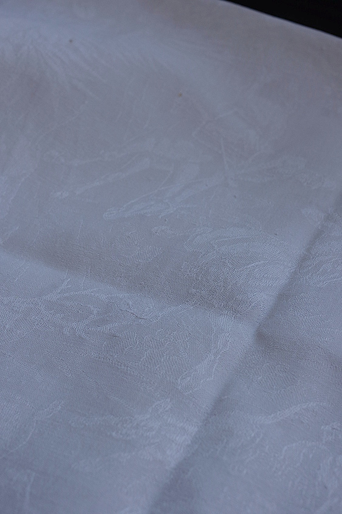 アンティークナプキン nappe de table antique Damassé .FR a l'epoque