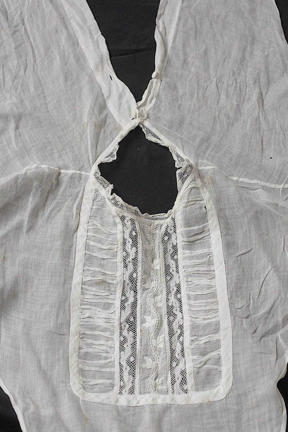 アンティークレース dentelle antique antique lace パーツlot .FR a l'epoque