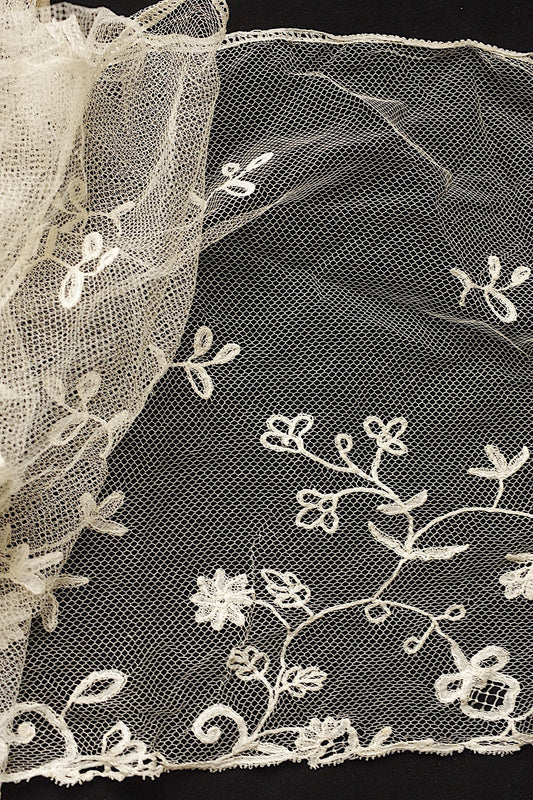 アンティークレース dentelle antique antique lace 140cm 150cm .FR a l'epoque