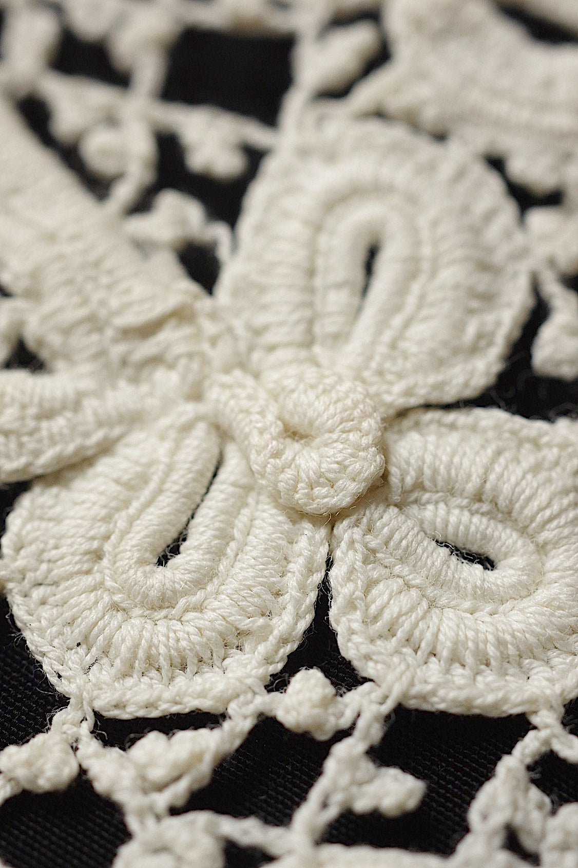 アンティークレース dentelle antique antique lace クロシェ襟 .FR a l'epoque