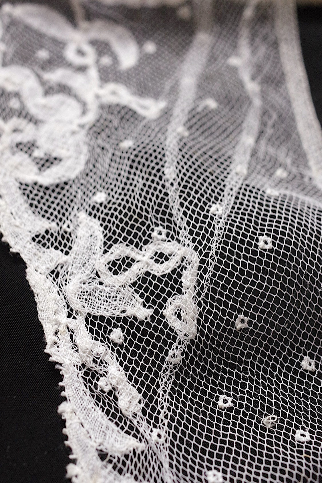 アンティークレース dentelle antique antique lace 200cm .FR a l'epoque