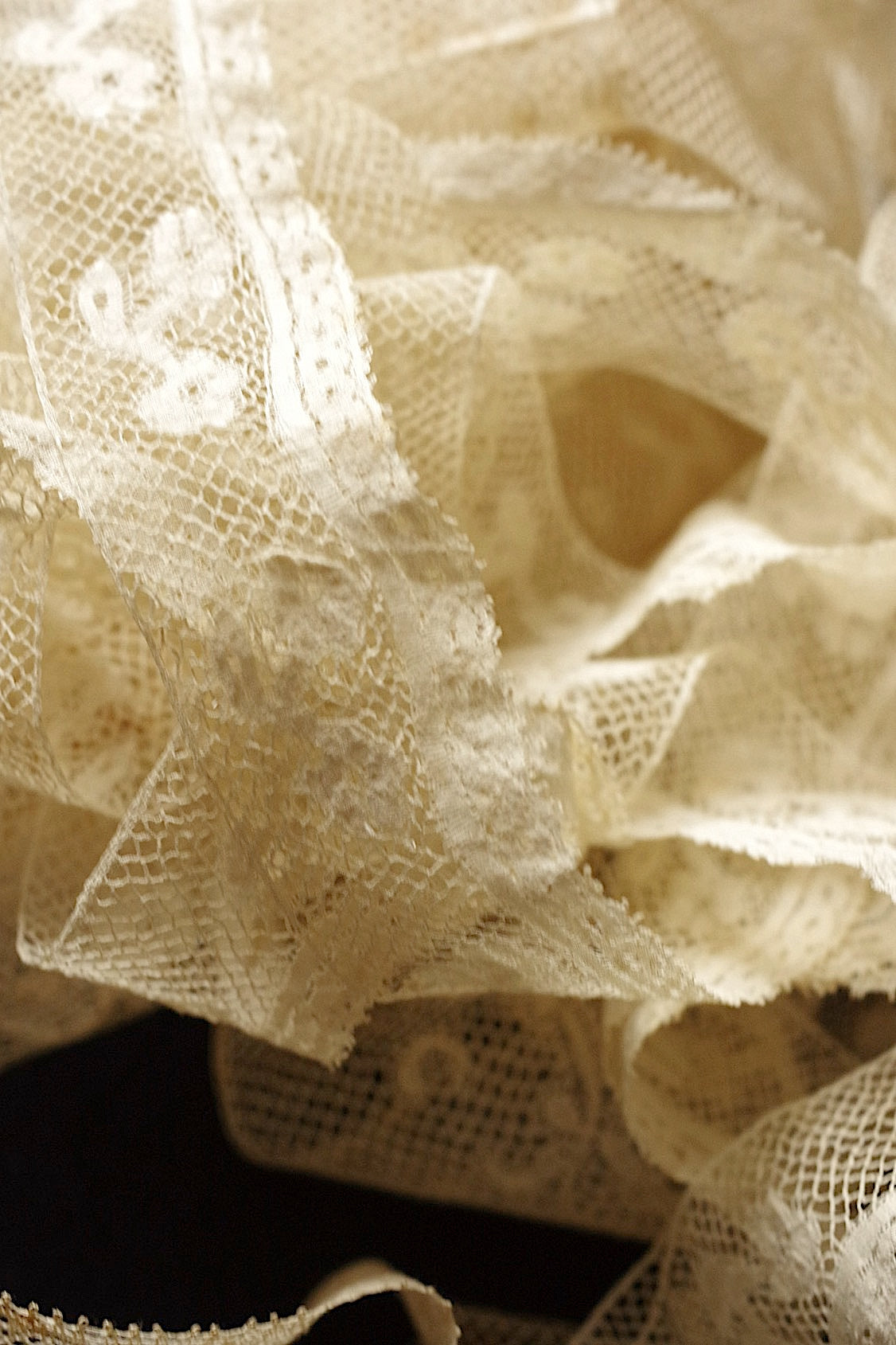 アンティークレース dentelle antique antique lace 2種 .FR a l'epoque