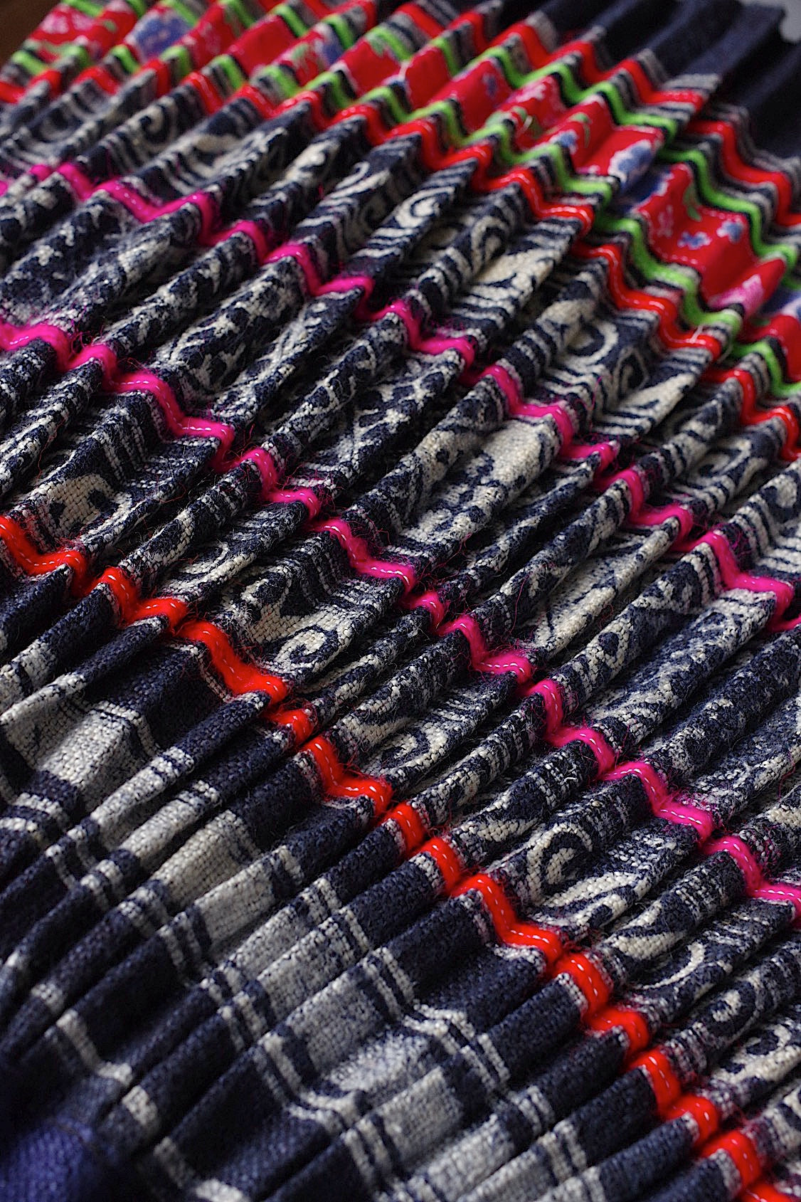 ヴィンテージスカート vêtement vintage プリーツ .FR a l'epoque