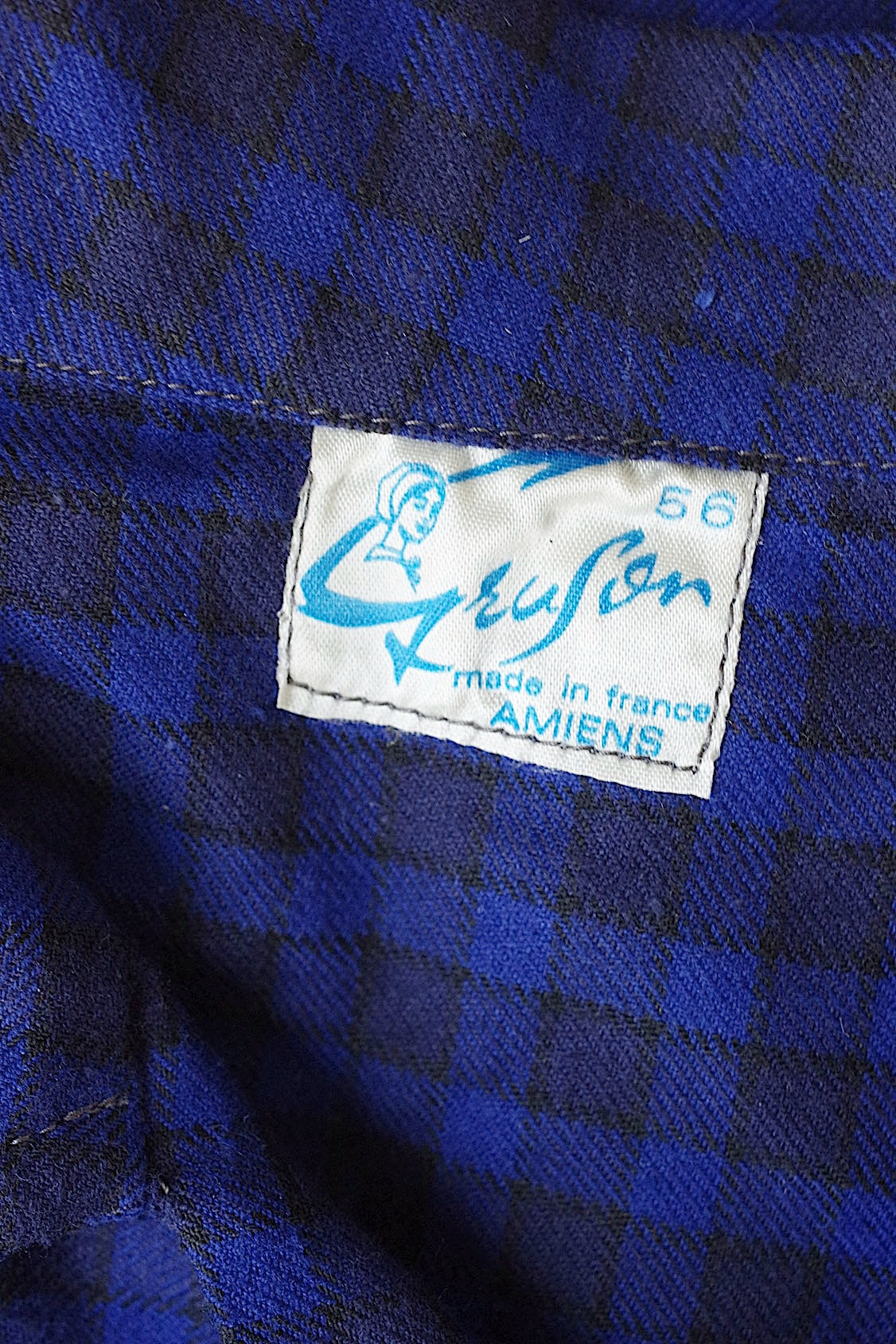 ヴィンテージアトリエコート vêtement vintage コットンネル 2 .FR a l'epoque