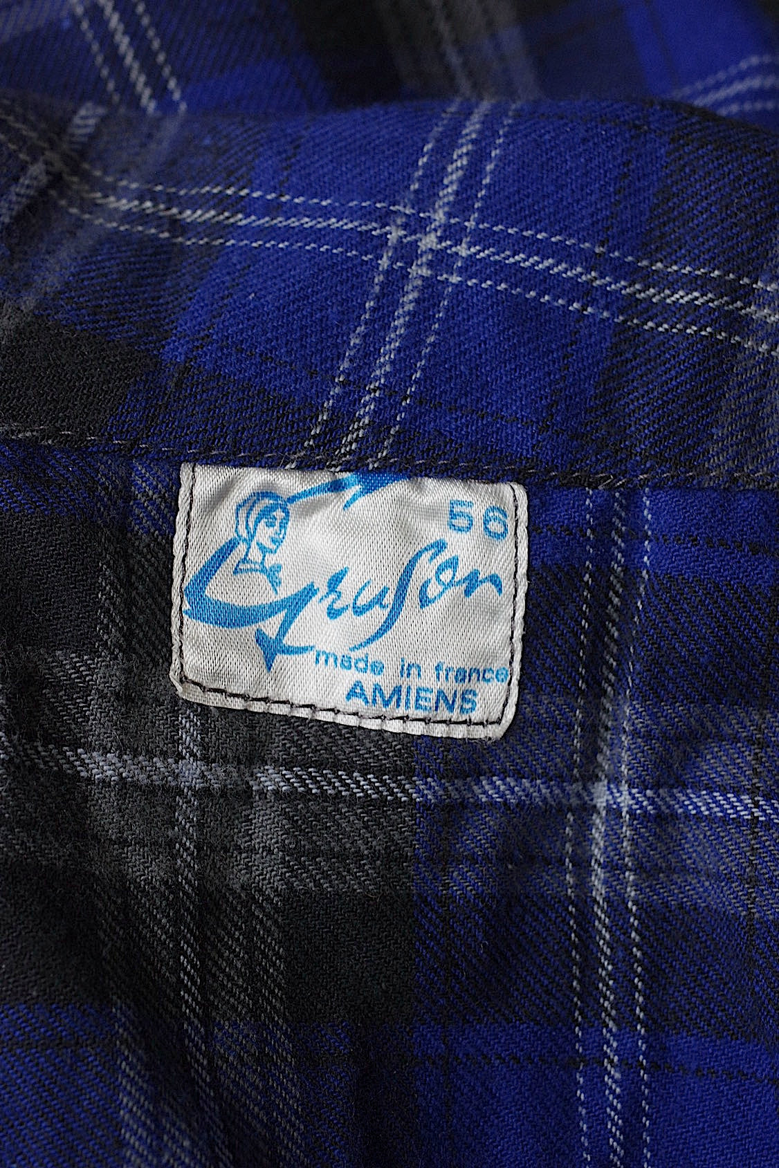 ヴィンテージアトリエコート vêtement vintage コットンネル 1 .FR a l'epoque