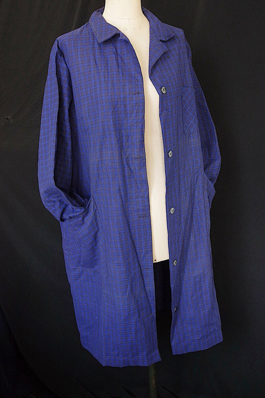 ヴィンテージアトリエコート vêtement vintage コットンネル 2 .FR a l'epoque