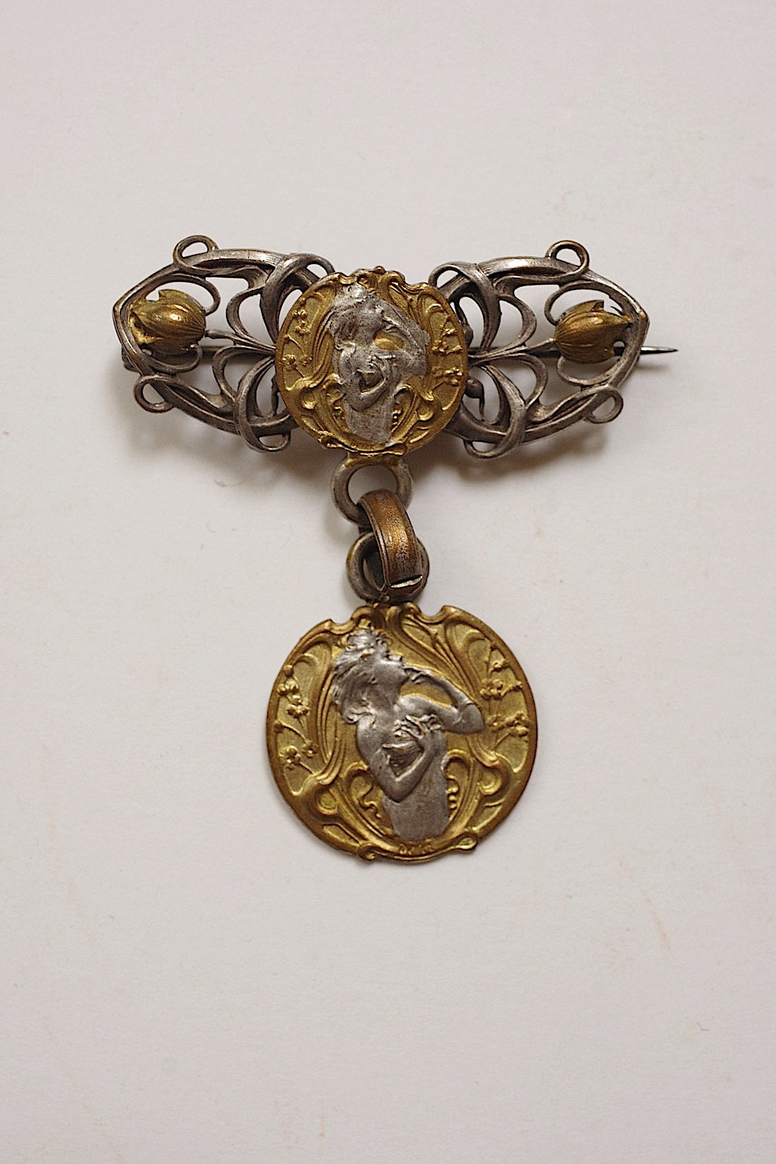 antique broche アンティークブローチ アールヌーヴォー .FR a l'epoque