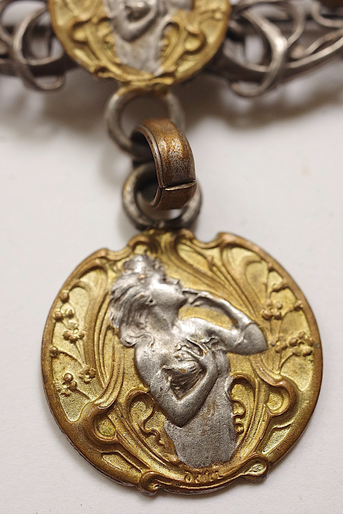 antique broche アンティークブローチ アールヌーヴォー .FR a l'epoque