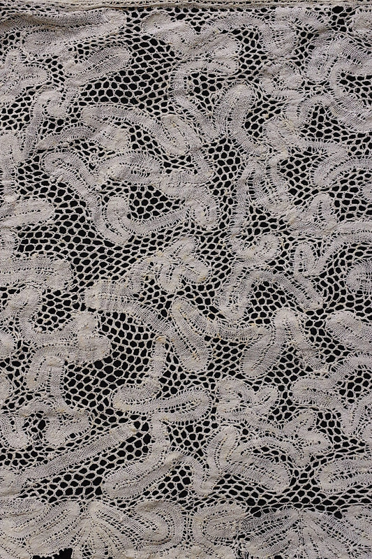 アンティークレース antique dentelle 166cm 幅広 .FR a l'epoque