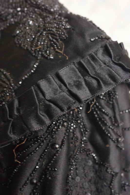 アンティークケープ vêtement antique cape noir .FR a l'epoque