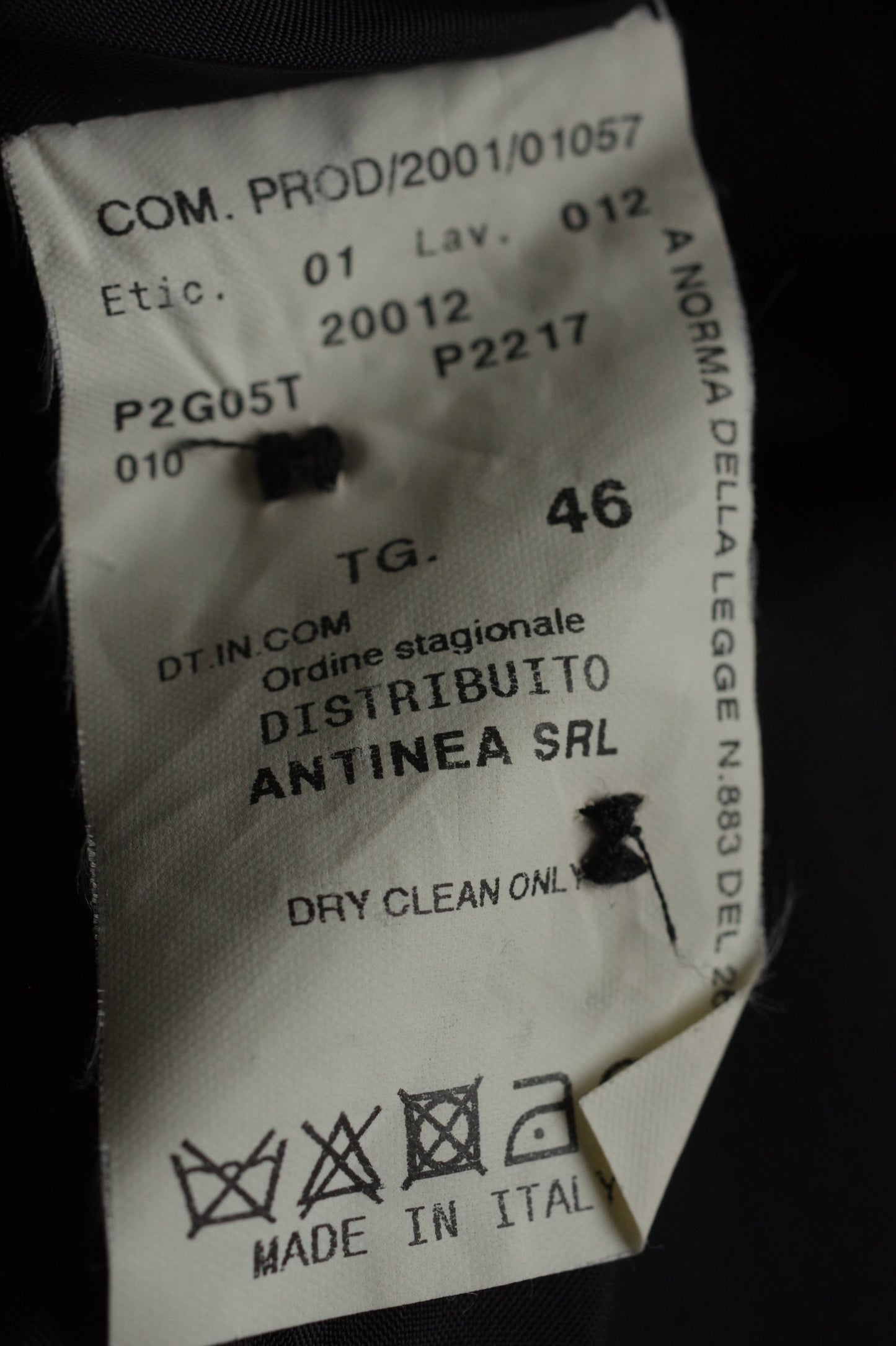 ヴィンテージ ジャケット vêtement vintage EMPORIO ERMAMI .FR a l'epoque