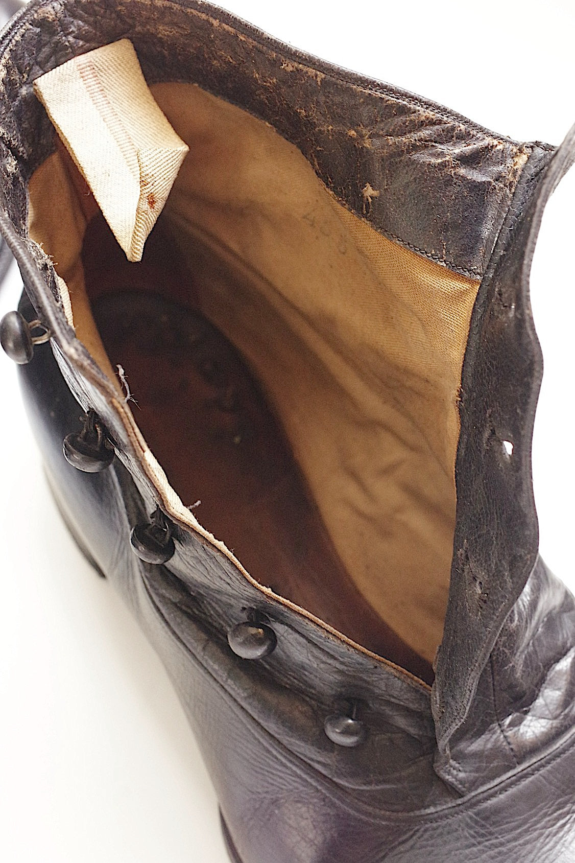 アンティークメンズブーツ bottines antique .FR a l'epoque