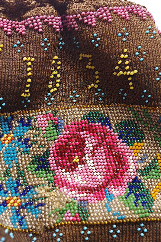 アンティークパース antique purse ビーズポシェット .FR a l'epoque