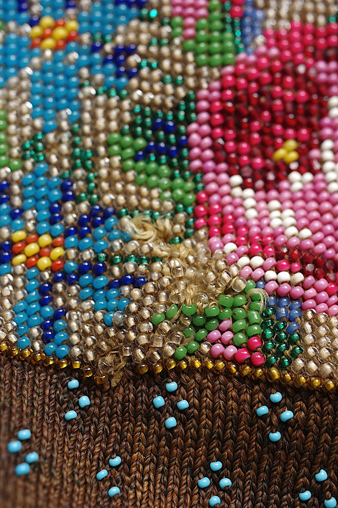 アンティークパース antique purse ビーズポシェット .FR a l'epoque