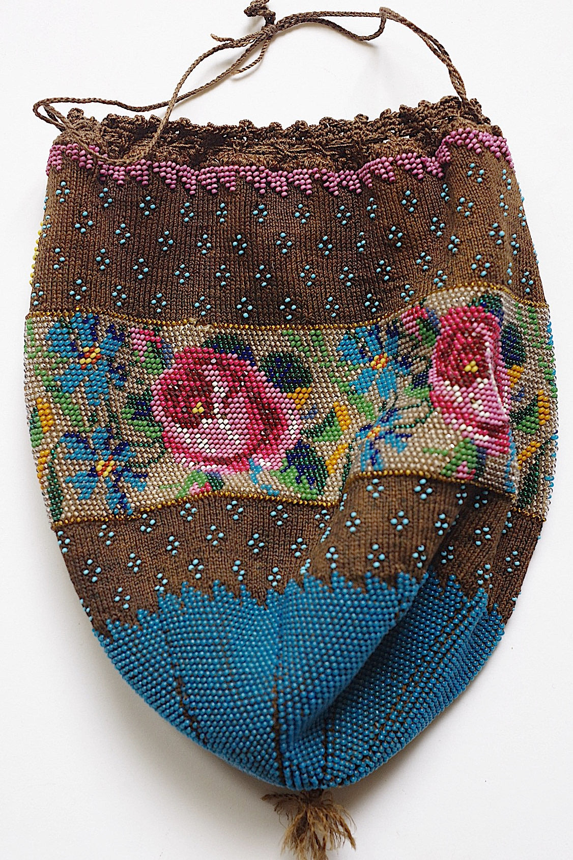 アンティークパース antique purse ビーズポシェット .FR a l'epoque