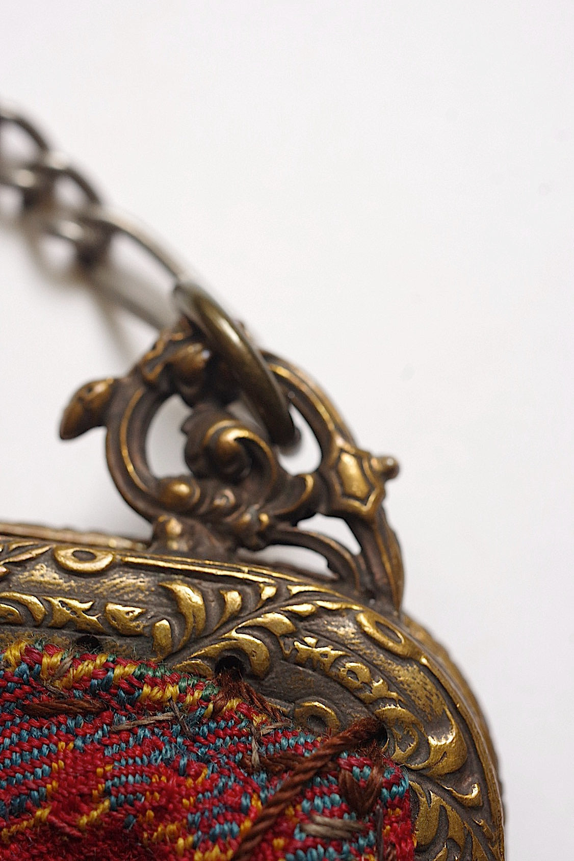 アンティークパース antique purse カシミア  .FR a l'epoque