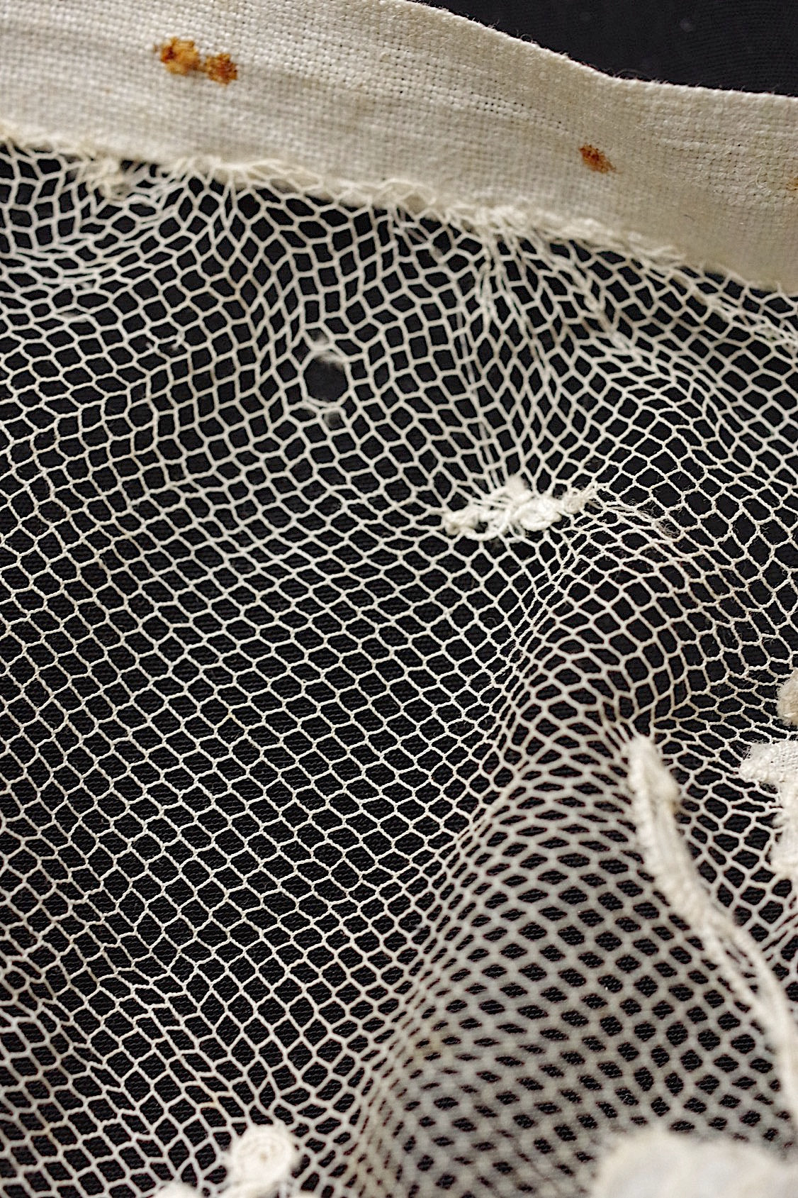 アンティークレース antique dentelle bas l'aube 314cm .FR a l'epoque