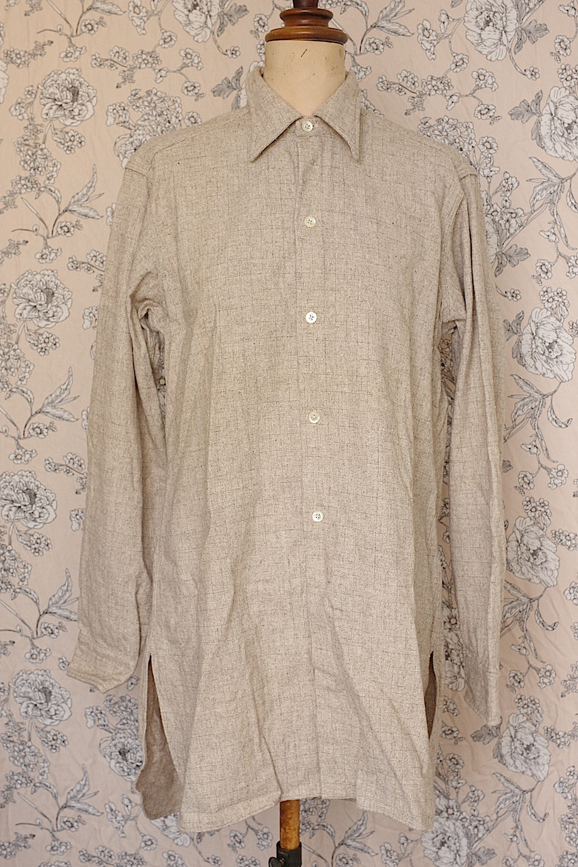 アンティークグランパシャツ vêtement monsieur  belle jardiniere .FR a l'epoque