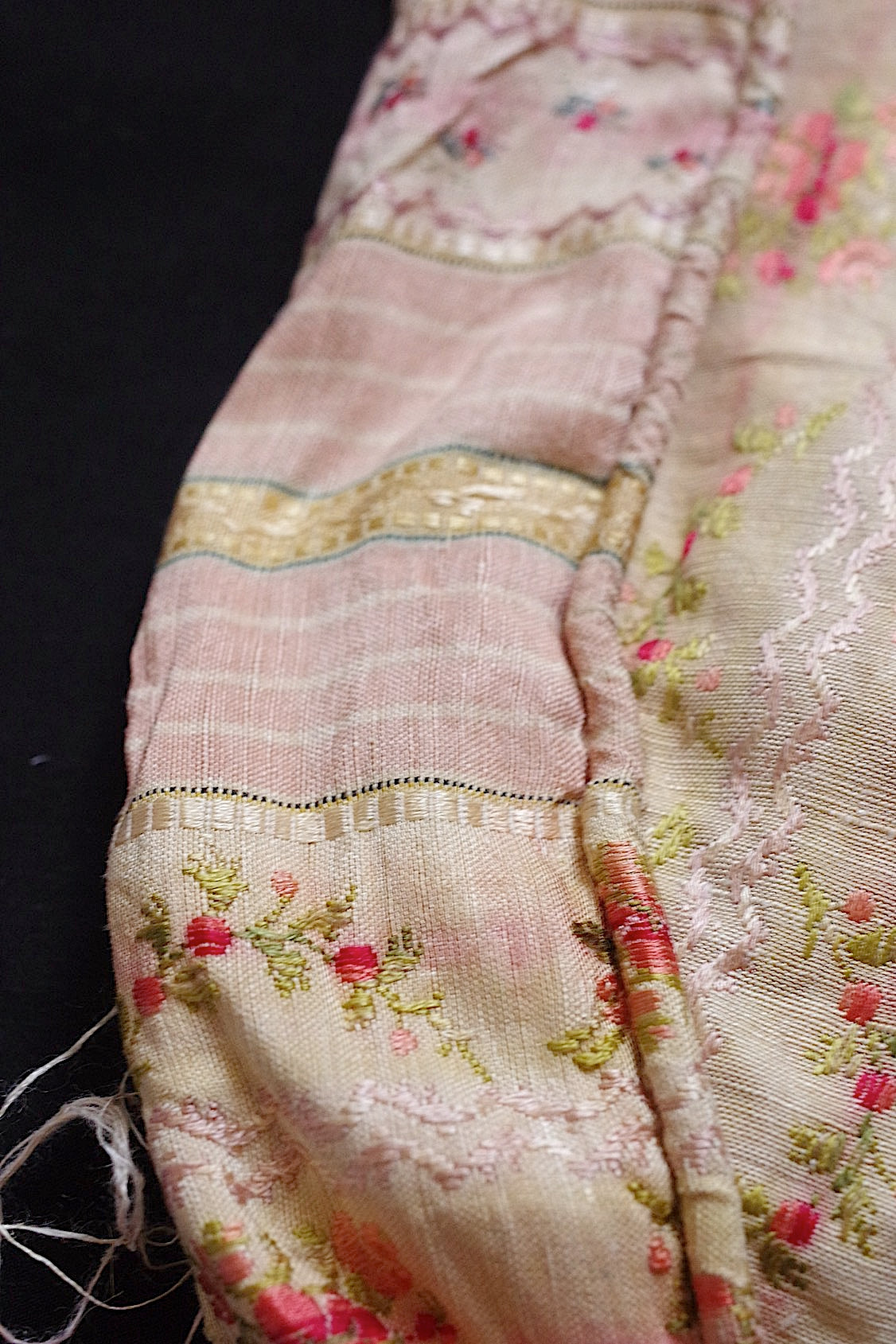 アンティーク生地 tissu antique アンティーク生地回収品素材に 1 .FR a l'epoque