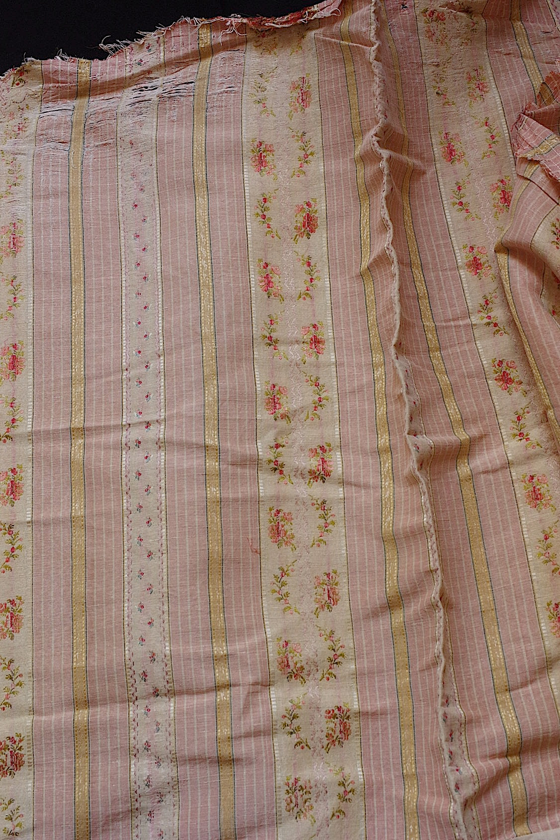 アンティーク生地 tissu antique アンティーク生地回収品素材に3 .FR a l'epoque