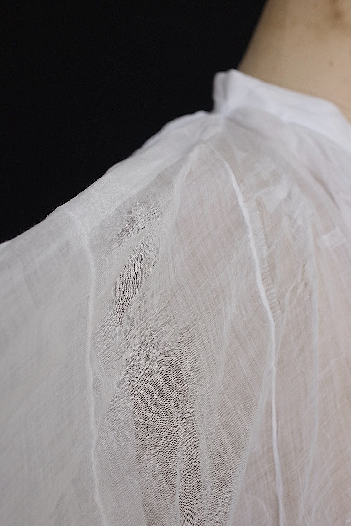 アンティーク教会チュニック vêtement antique surplis Church Smock3 .FR a l'epoque