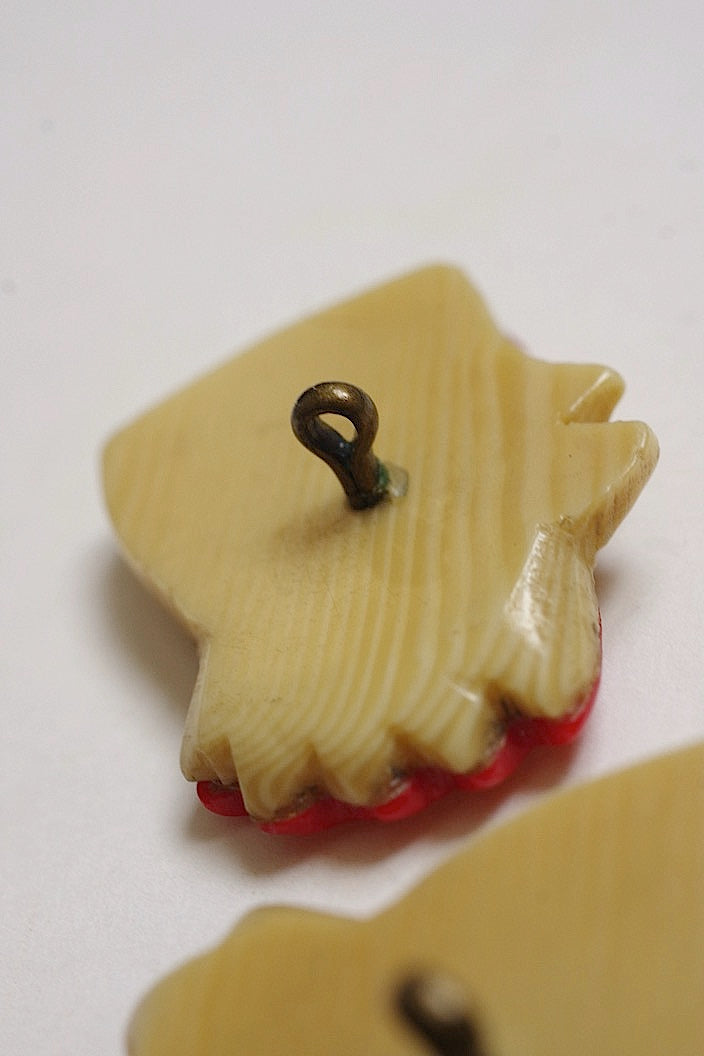 アンティークボタン bouton antique coq .FR a l'epoque