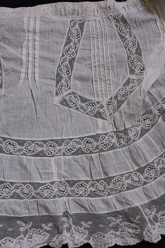 アンティークレース dentelle ancinne レース生地はぎれ2 .FR a l'epoque