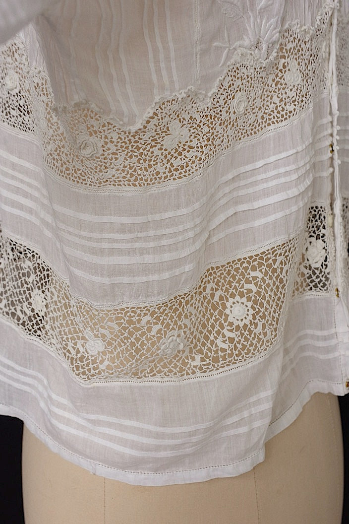 アンティークブラウス vêtement  antique blouse7 .FR a l'epoque