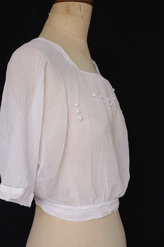 アンティークブラウス vêtement antique blouse8 .FR a l'epoque