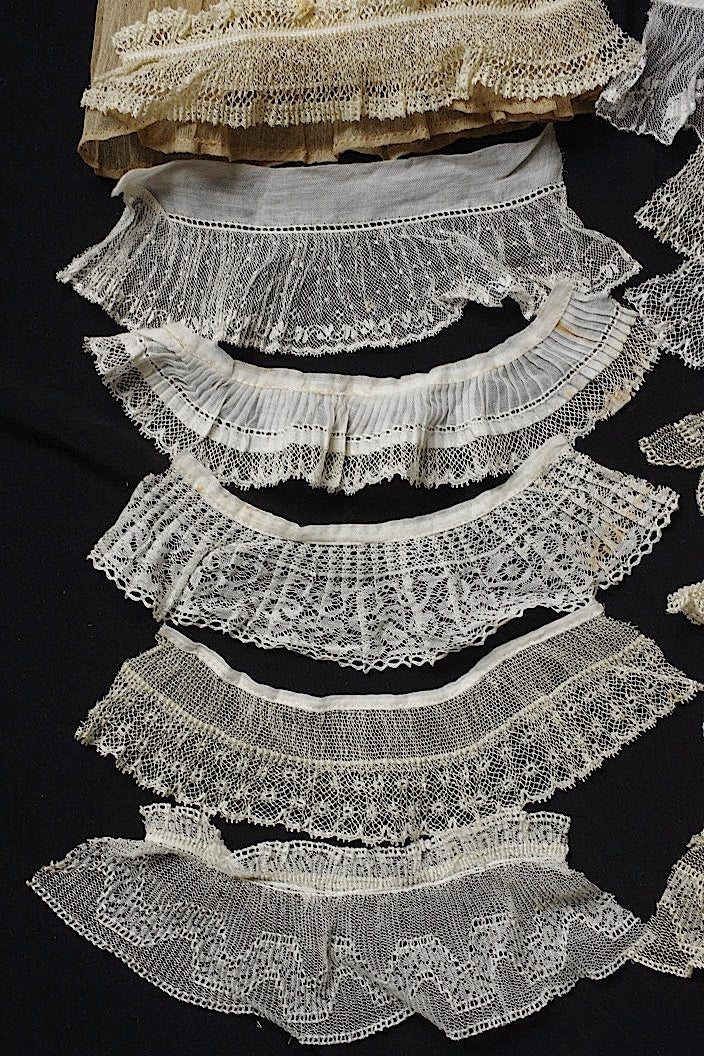 アンティークレース dentelle ancinne プリーツレース 15本 .FR a l'epoque