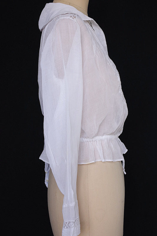 アンティークブラウス vêtement antique セーラーカラー .FR a l'epoque