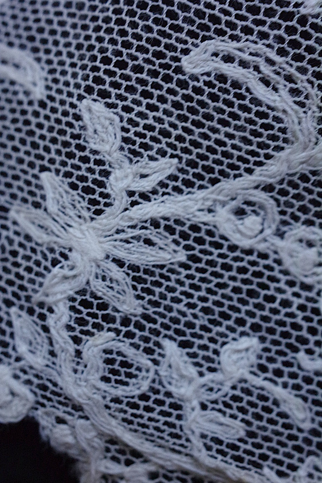 アンティークレース dentelle ancienne 308cm .FR a l'epoque