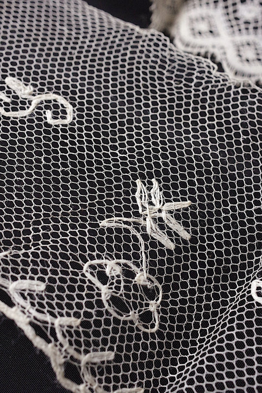 アンティークレース dentelle ancienne 6本 .FR a l'epoque