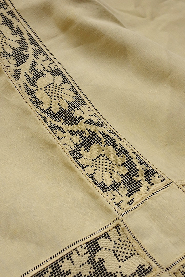 アンティークテーブルウェア antique nappe lot .FR a l'epoque