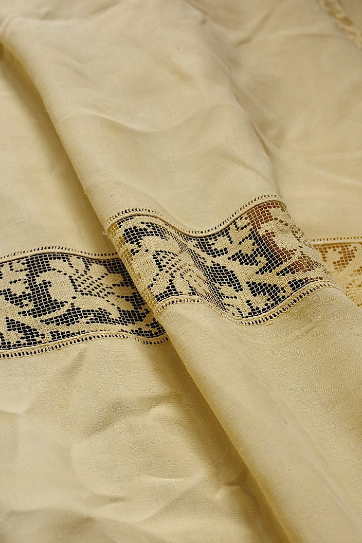 アンティークテーブルウェア antique nappe lot .FR a l'epoque