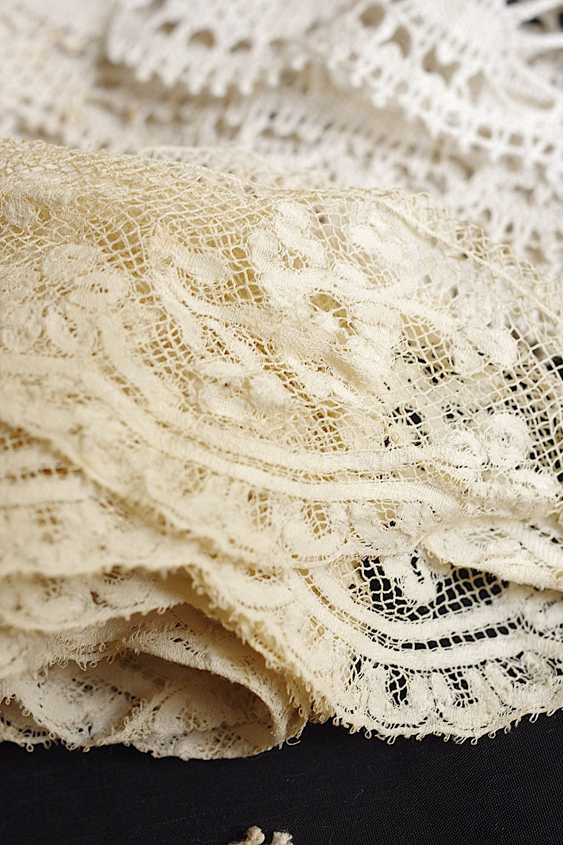 アンティークレース dentelle ancienne 素材用lots1 .FR a l'epoque