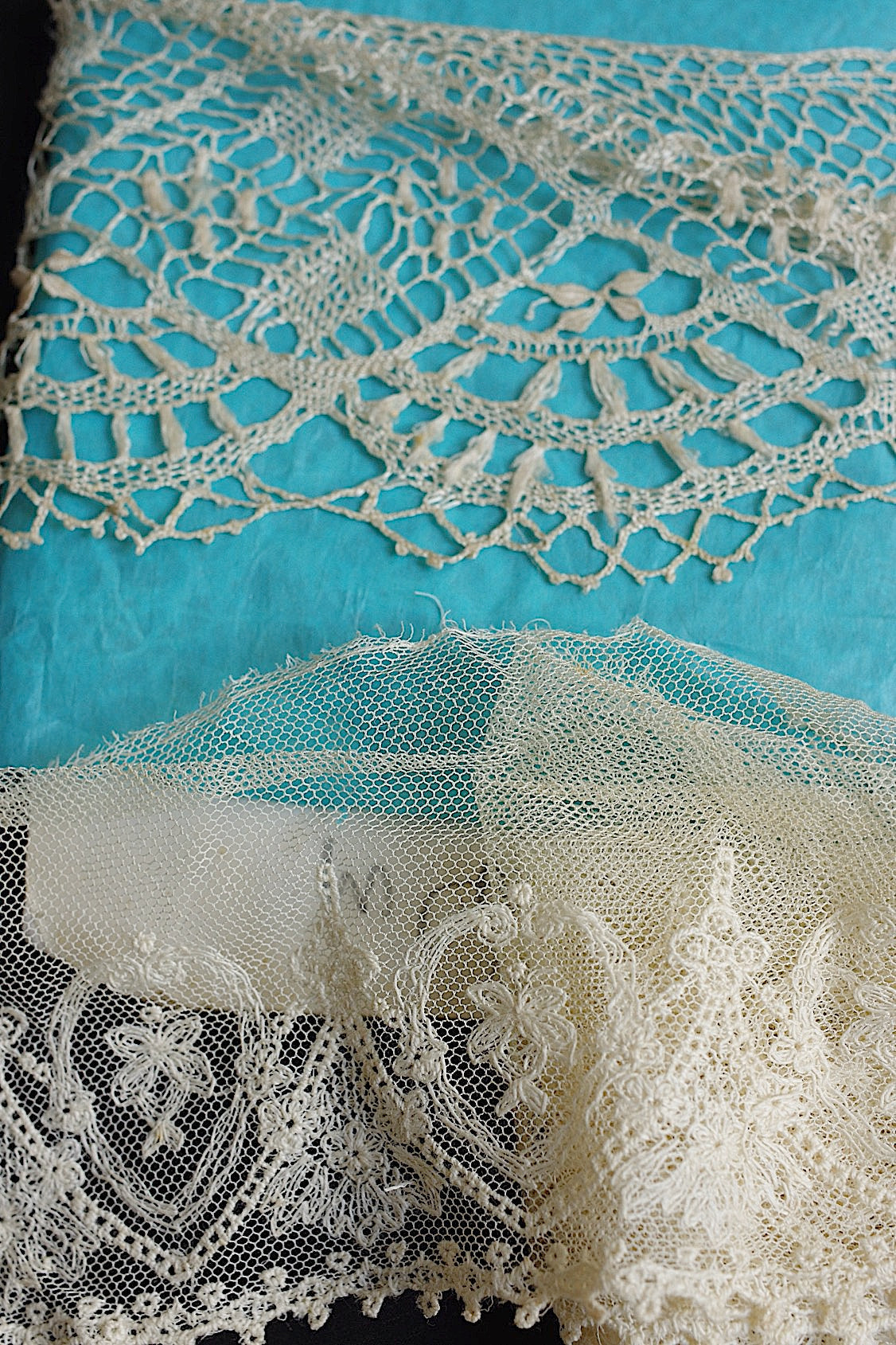 アンティークレース dentelle ancienne 素材用lots1 .FR a l'epoque