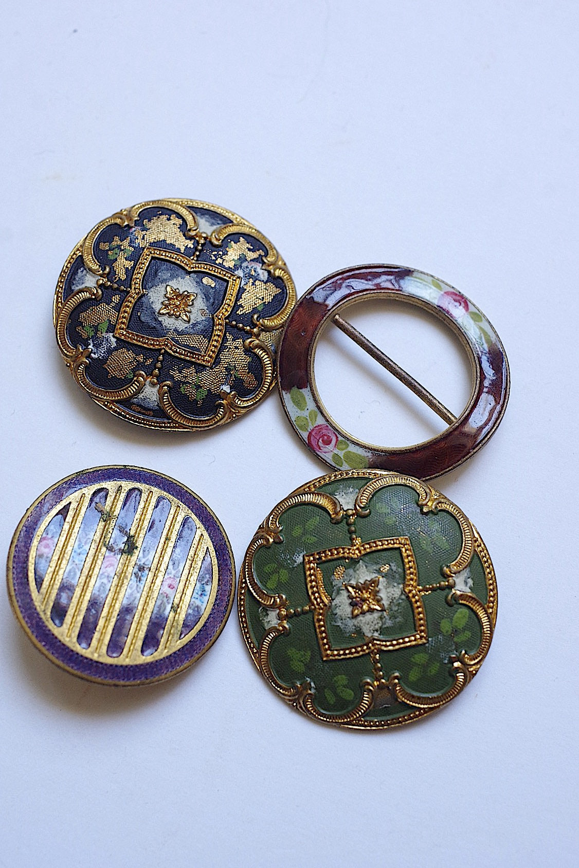 アンティークボタン boutons antique lots7 .FR a l'epoque