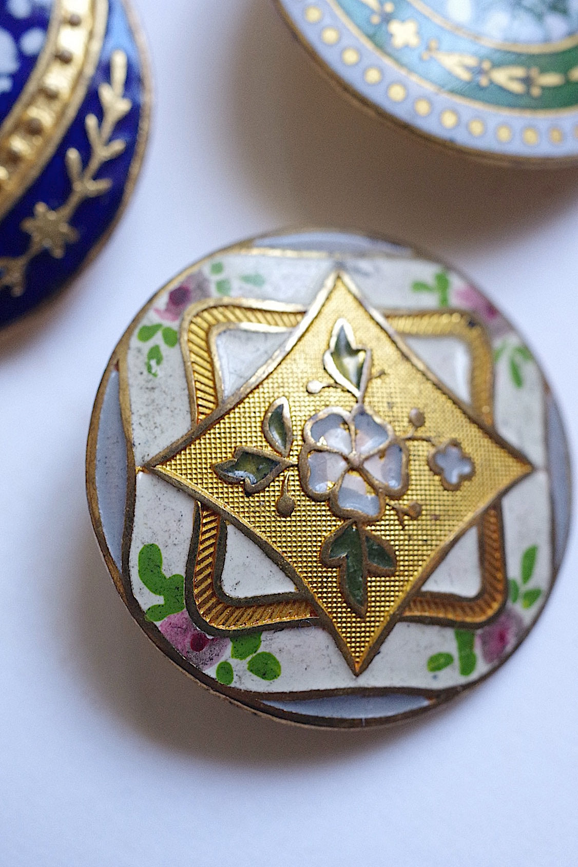 アンティークボタン boutons antique lots8 .FR a l'epoque