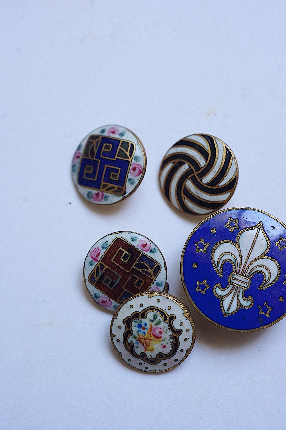 アンティークボタン boutons antique lots9 .FR a l'epoque