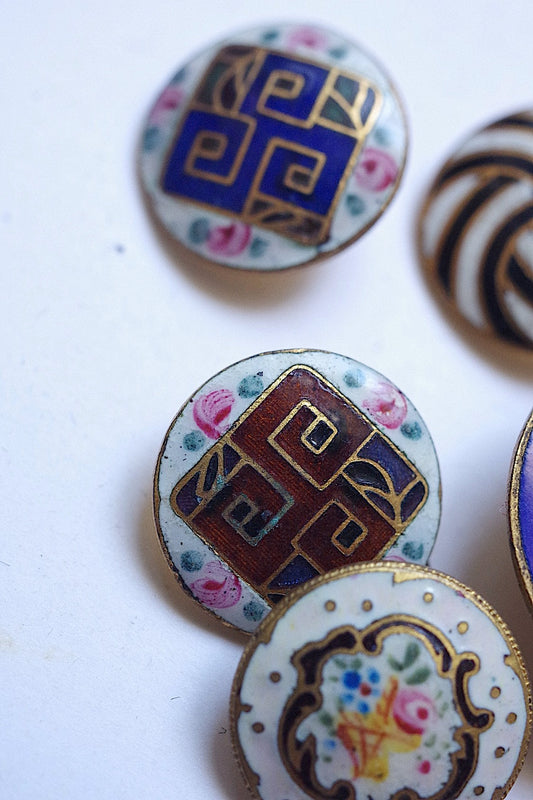 アンティークボタン boutons antique lots9 .FR a l'epoque
