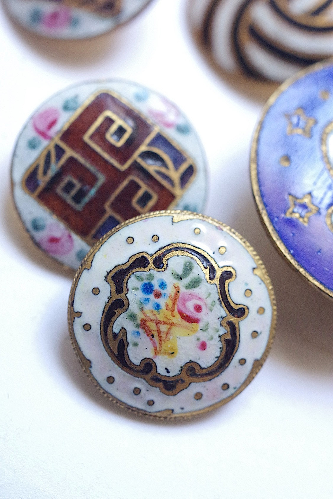 アンティークボタン boutons antique lots9 .FR a l'epoque