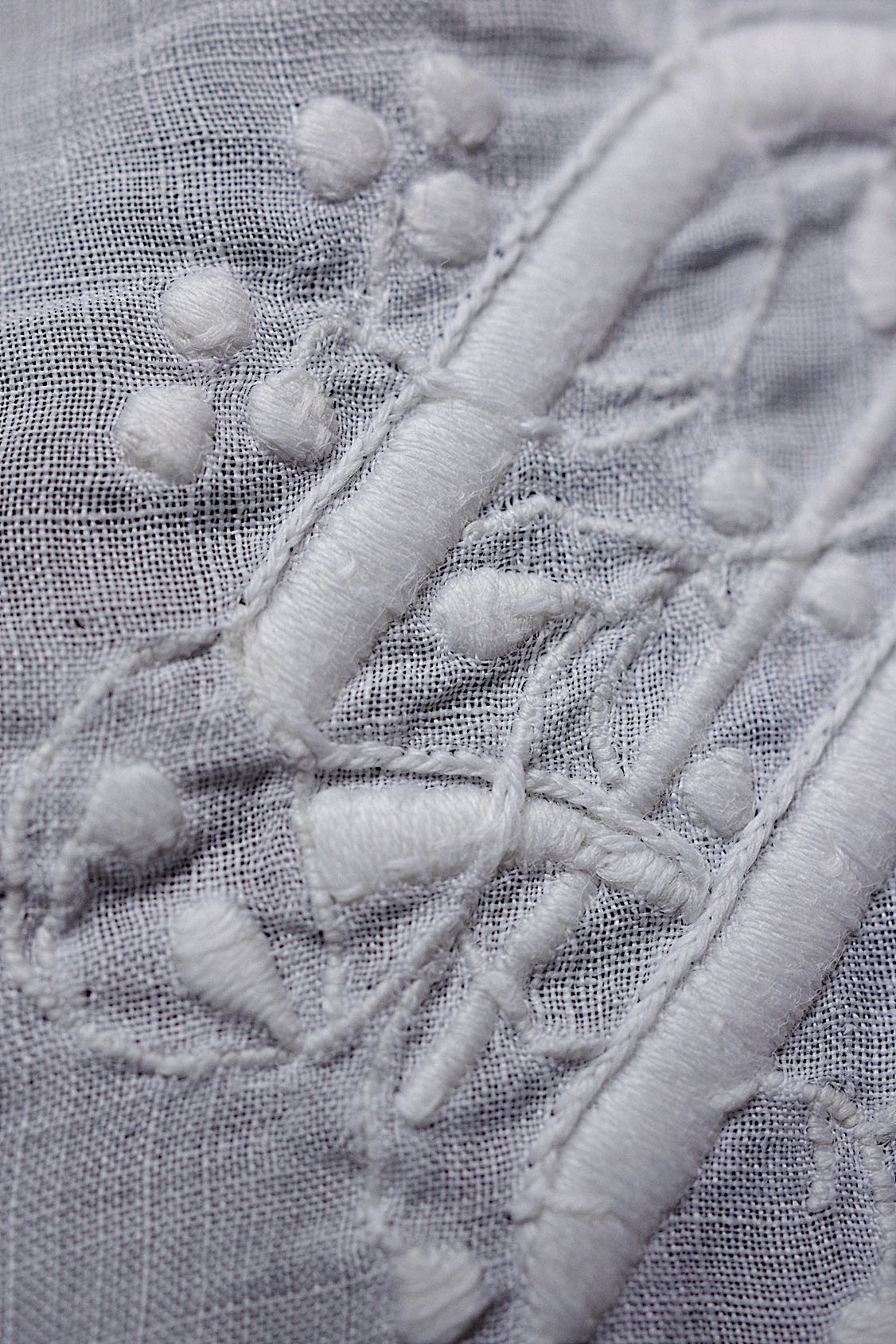 アンティークレース dentelle ancienne-antique lace 刺繍ハンカチlot 素材用 .FR a l'epoque