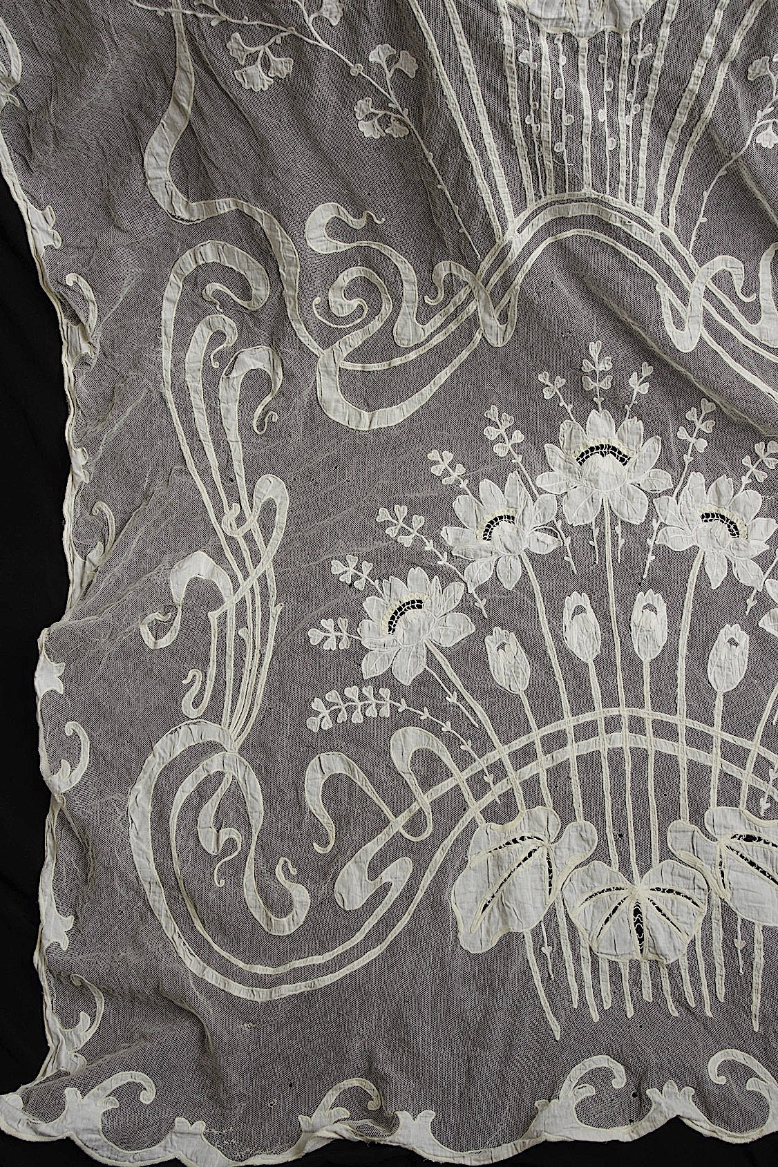 アンティークカーテン linge de maison .FR a l'epoque