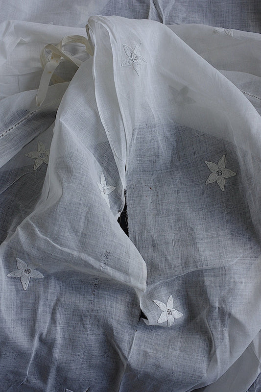 アンティーク天蓋生地 linge de maison .FR a l'epoque