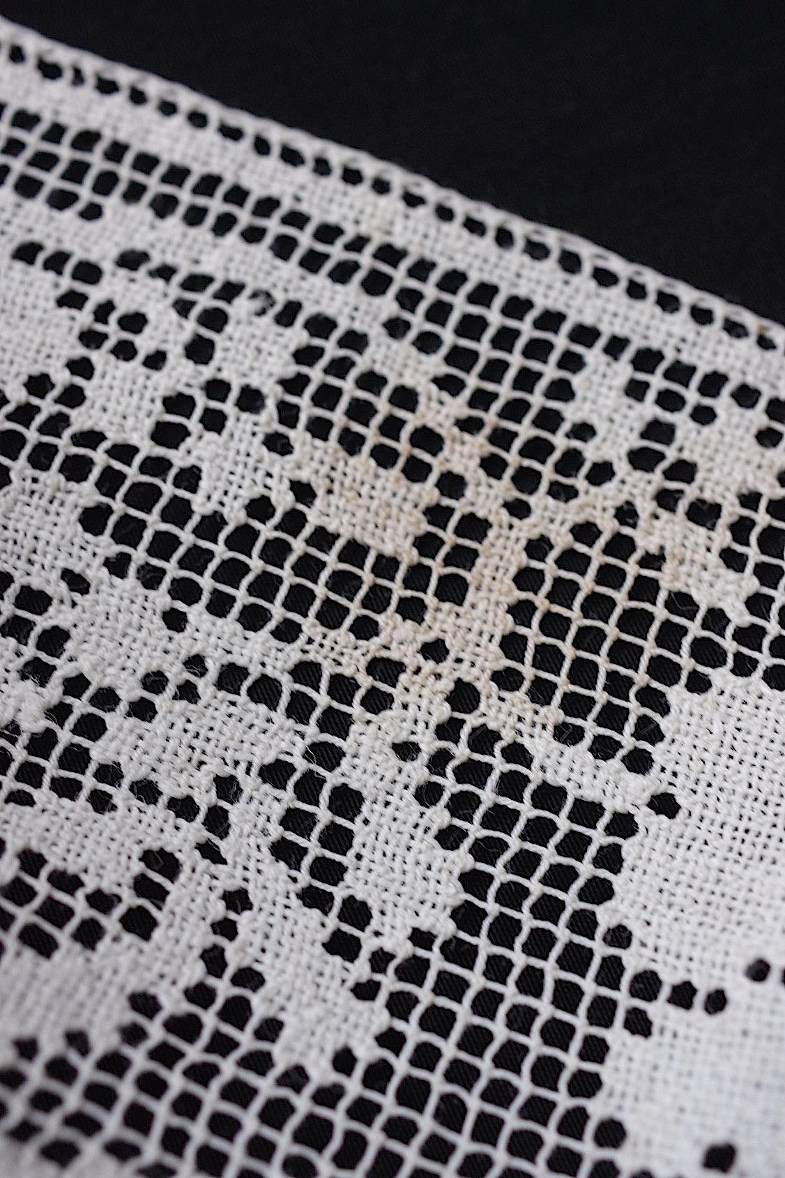 アンティークレース dentelle ancienne 390cm .FR a l'epoque