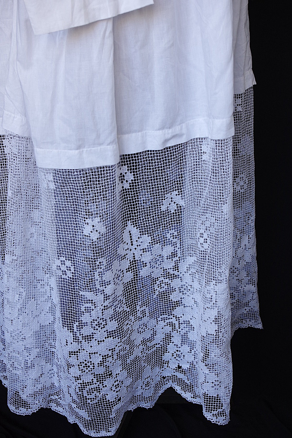 アンティーク司祭服 vêtement antique aube 4 .FR a l'epoque