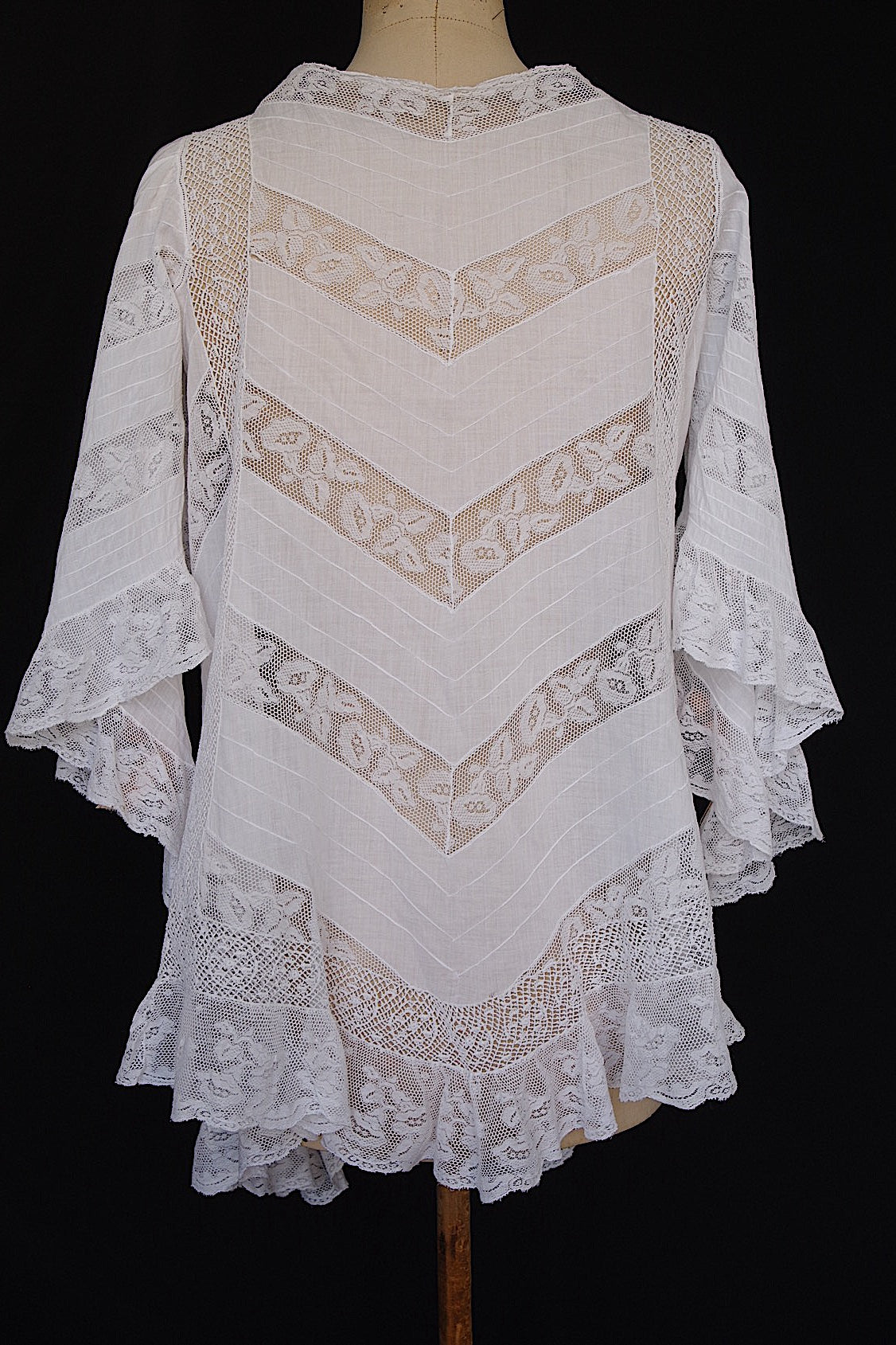 アンティークレース羽織 vêtement antique   .FR a l'epoque