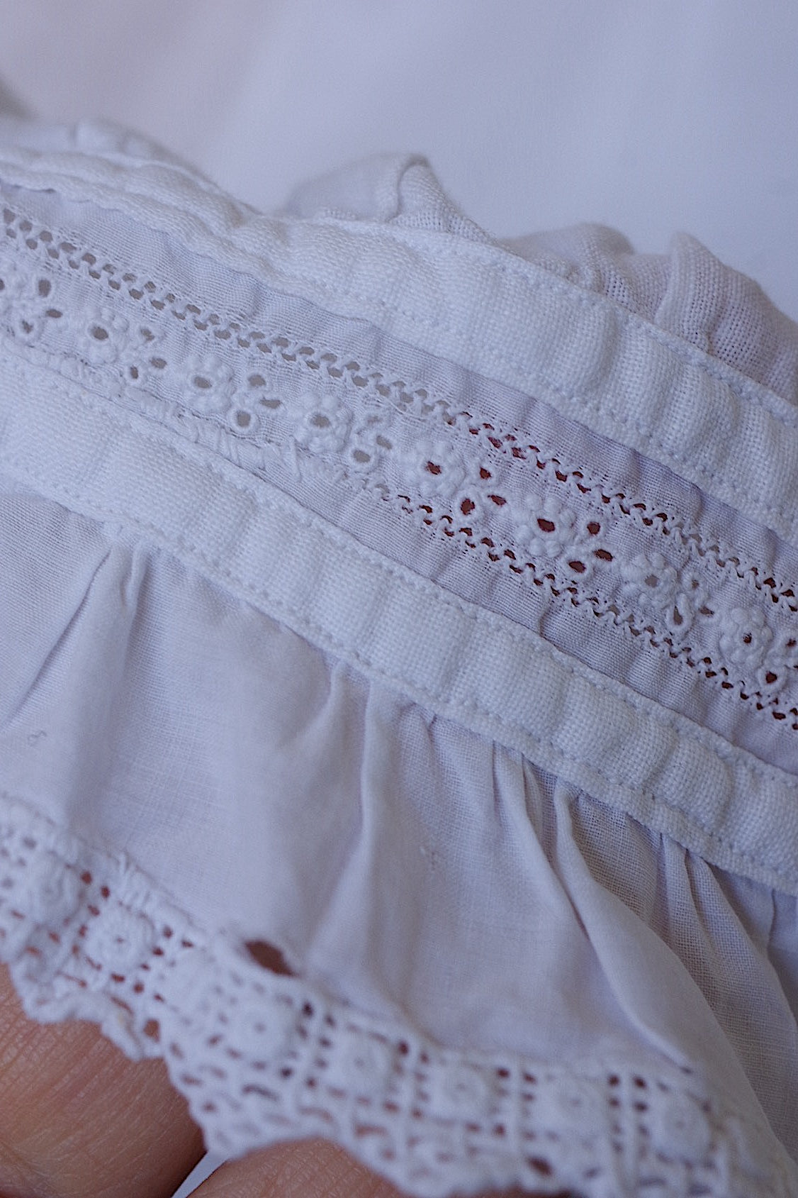 アンティークレースブラウス vêtement antique  blouse2 .FR a l'epoque